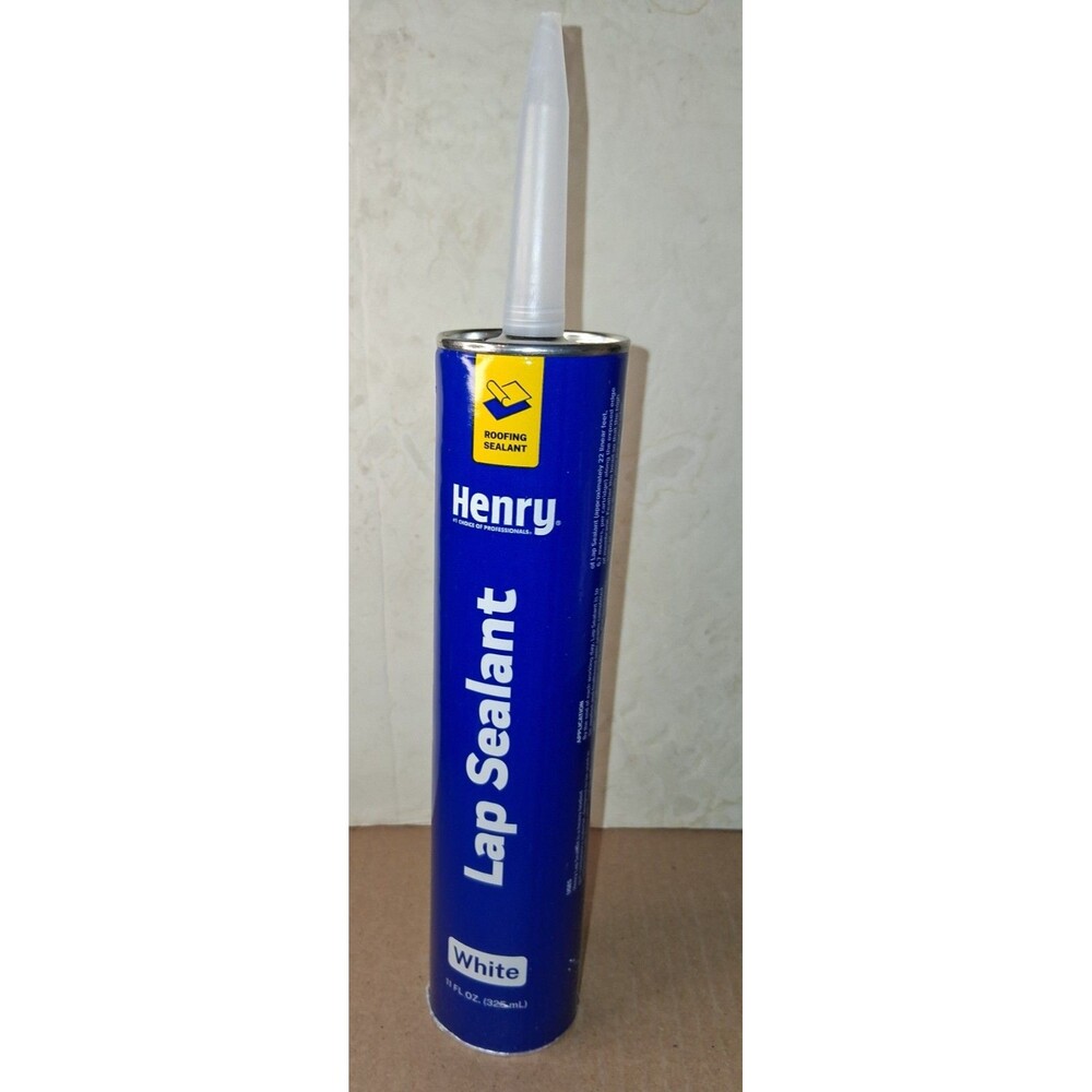 HENRY Single-Ply Roofing Waterproof Lap Sealant (White) 11 oz.